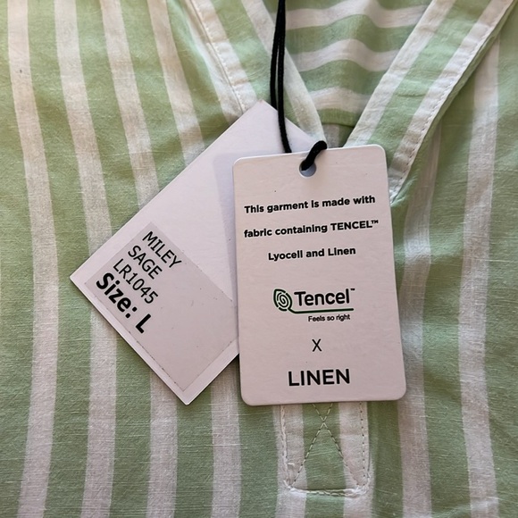 Lola River Striped Linen Shirt - Picture 3 of 4